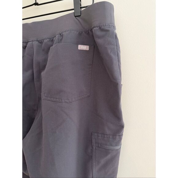 Figs Zamora Jogger Pants High Waisted Scrubs, Charcoal Women’s XXL / P - Picture 7 of 9